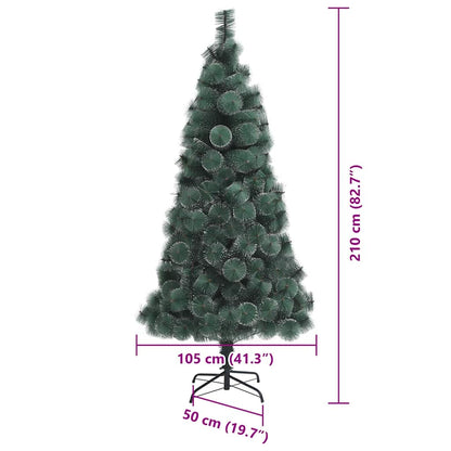 Kunstig Forbelyst Juletree Med Kuglesæt 210 Cm Pet - Billede 15