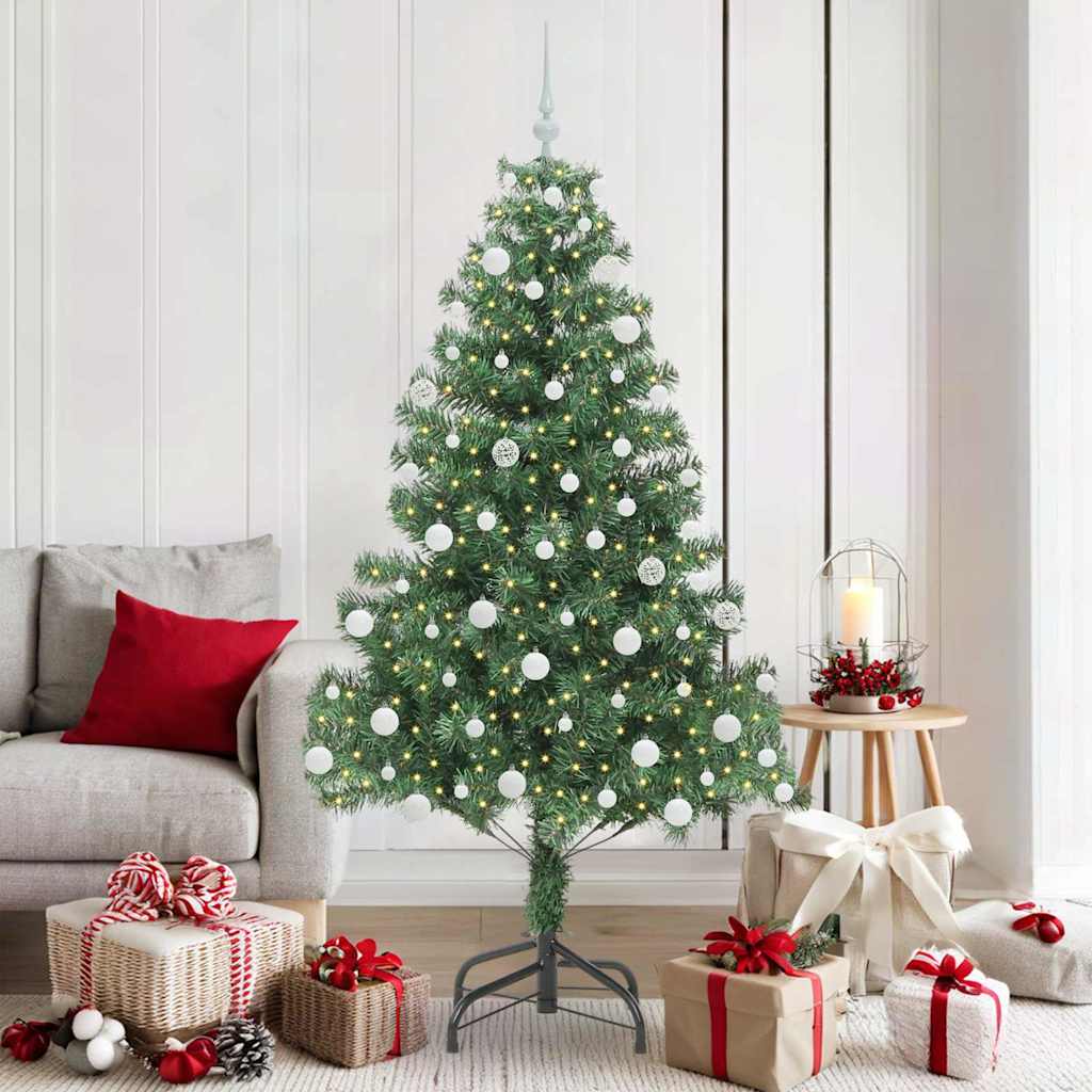 Juletræ Med 300 Led'er Med Stativ 180 Cm Pvc - Hovedbillede