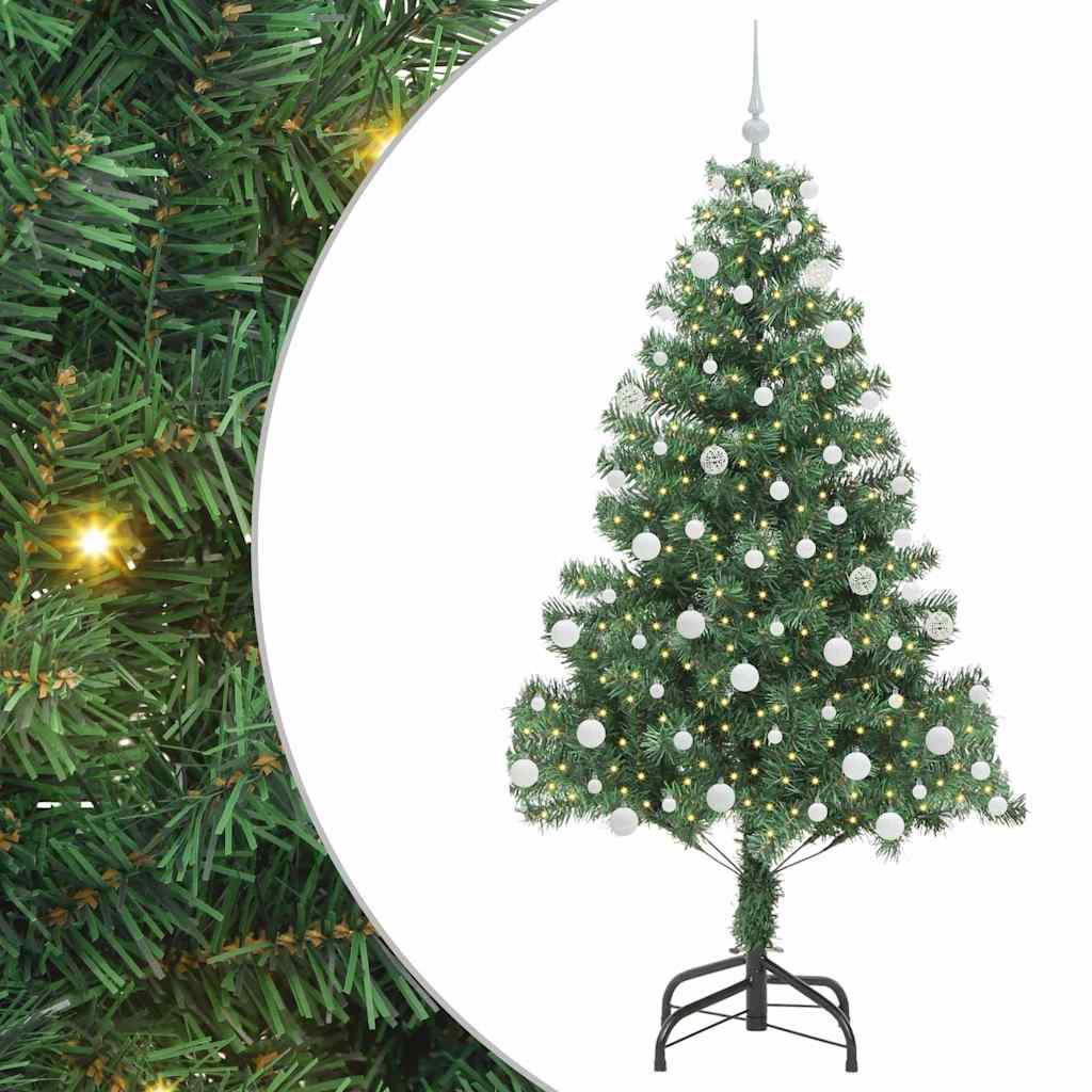 Juletræ Med 300 Led'er Med Stativ 180 Cm Pvc - Billede 2