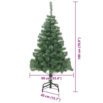 Juletræ Med 300 Led'er Med Stativ 180 Cm Pvc - Billede 14