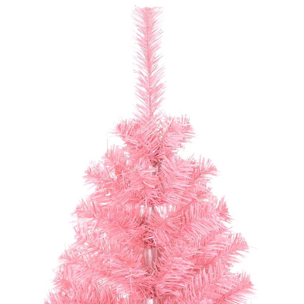 Juletræ Med 150 Led'er Med Stativ Lyserød 150 Cm Pvc - Billede 11
