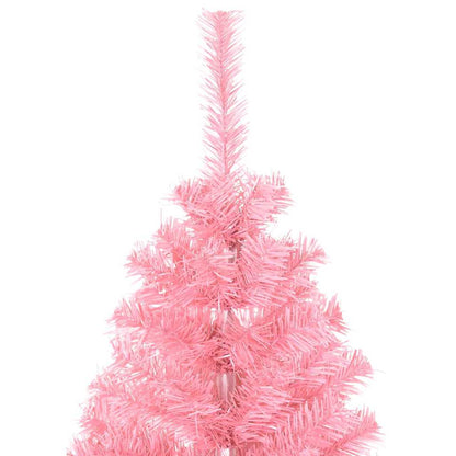 Juletræ Med 150 Led'er Med Stativ Lyserød 150 Cm Pvc - Billede 11