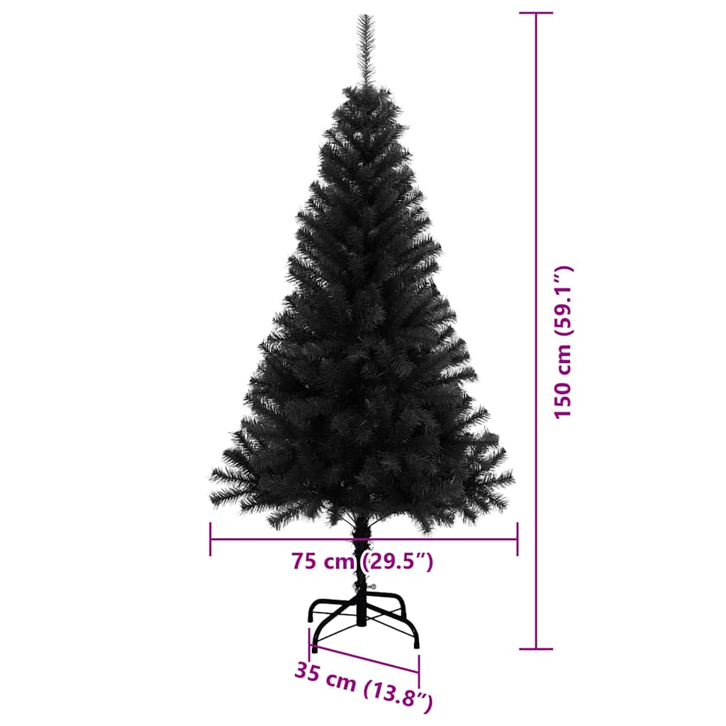 Juletræ Med 150 Led'er Med Stativ 150 Cm Pvc - Billede 18