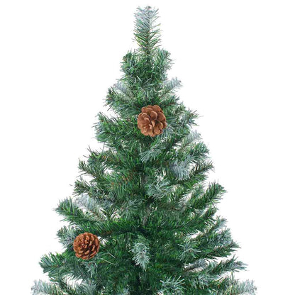Kunstigt Juletræ Med 300 Led'er 180 Cm Pvc Og Stål - Billede 11