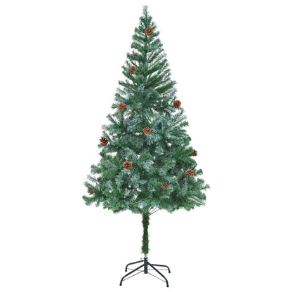 Kunstigt Juletræ Med 300 Led'er 180 Cm Pvc Og Stål - Billede 5
