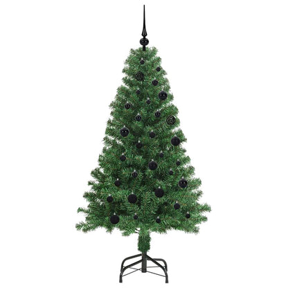 Kunstigt Juletræ Med Stativ 150 Cm Pvc Og Stål Og Plastik - Billede 4