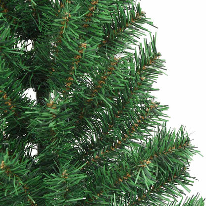 Kunstig Forbelyst Juletræ Med 300 Led'er 210 Cm Pvc - Billede 12