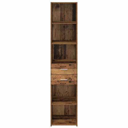 Highboard 40 X 42,5 X 185 Cm Konstrueret Træ - Billede 6