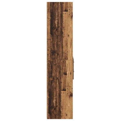 Highboard 40 X 42,5 X 185 Cm Konstrueret Træ - Billede 7