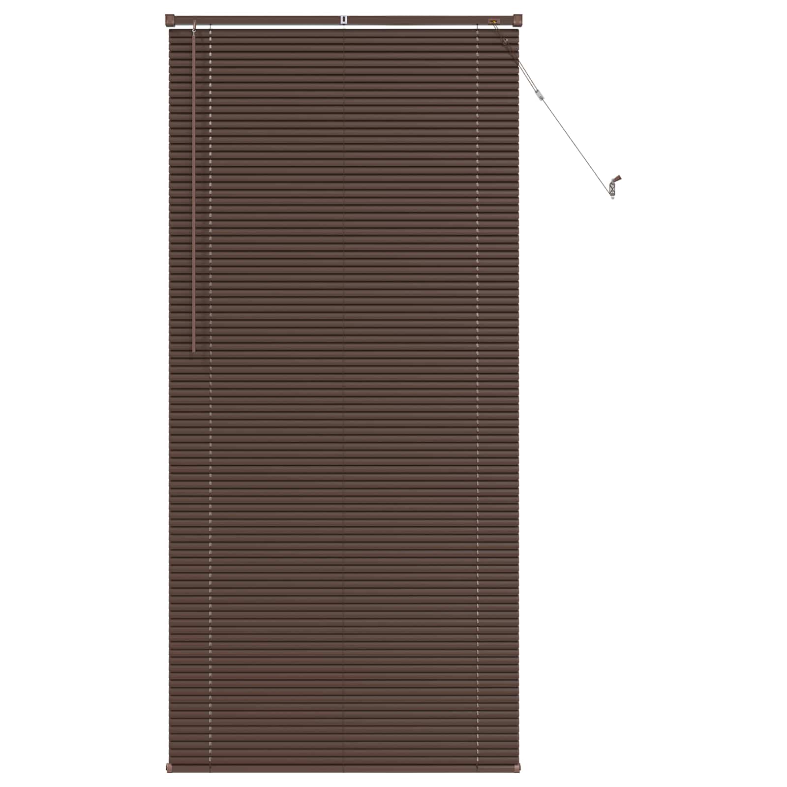 Persienner Indstillelig Mørk Med Mønster 213 X 100 Cm Pvc - Billede 2