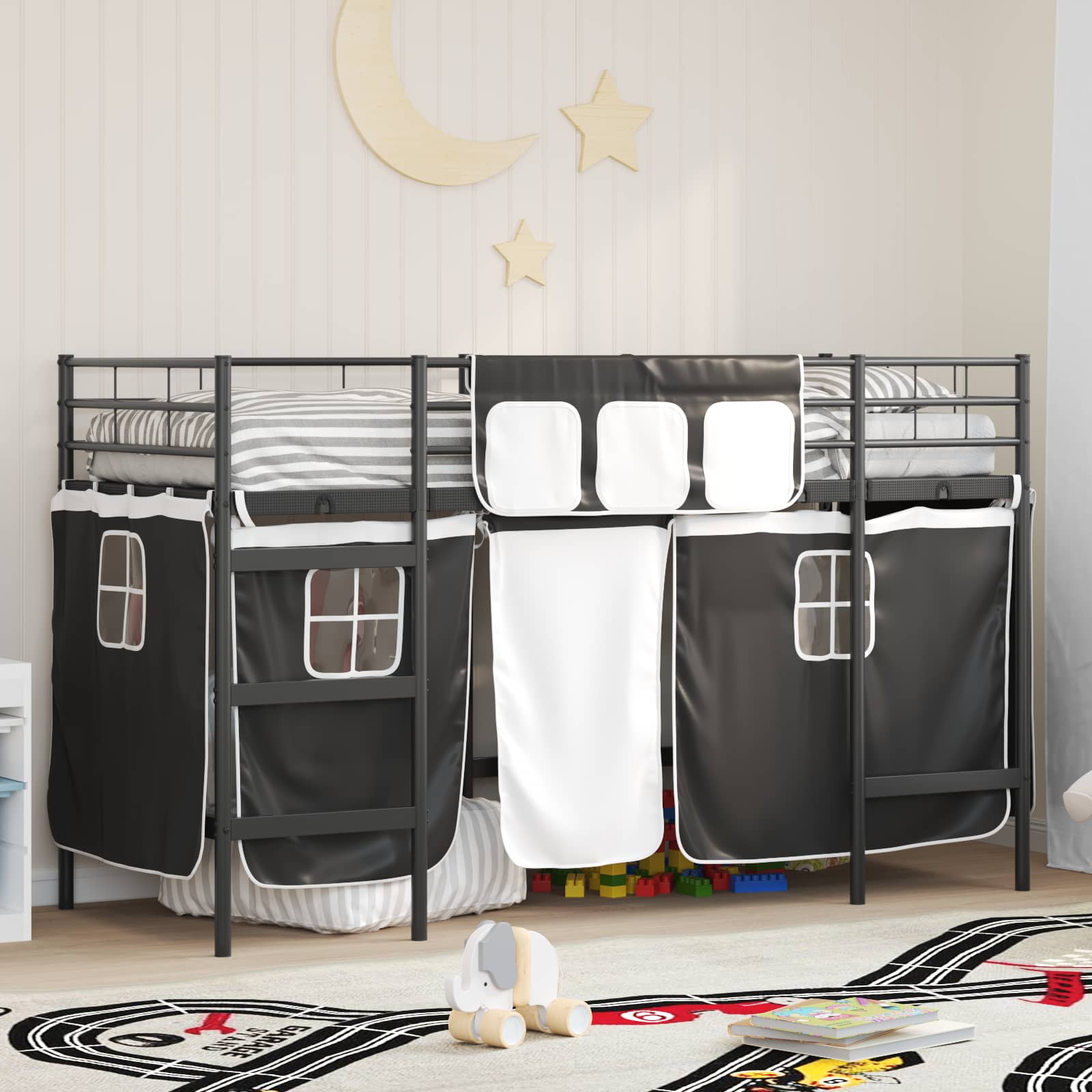 Kids'loftseng Med Gardiner - Hovedbillede