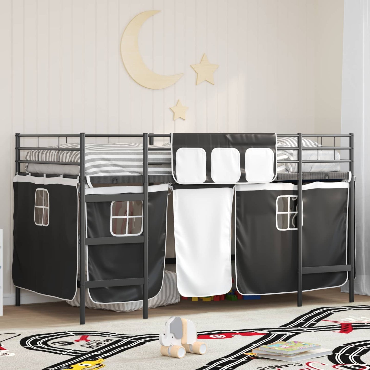 Kids'loftseng Med Gardiner - Variant 42020792