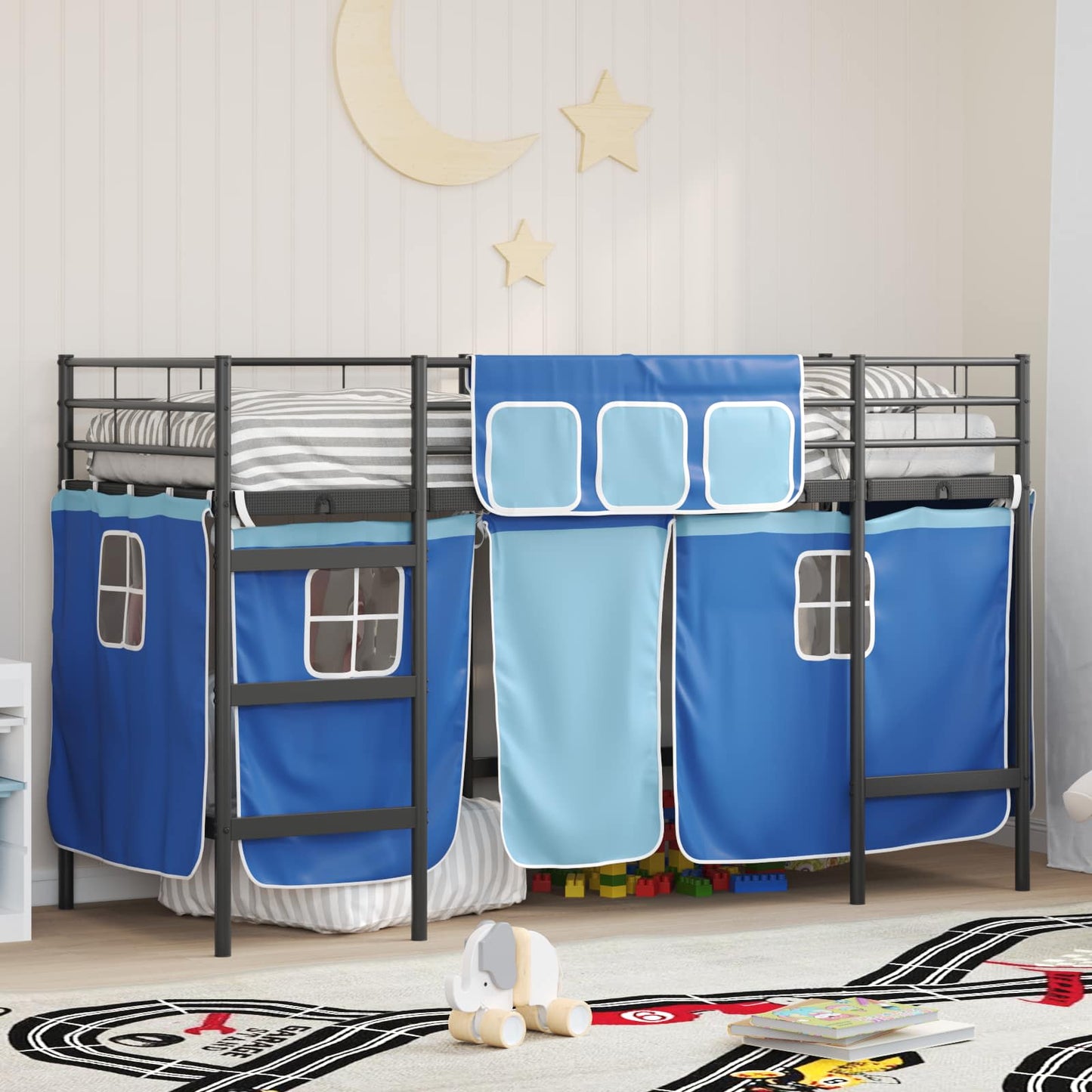 Kids'loftseng Med Gardiner - Variant 42020794