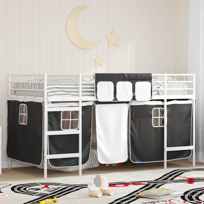 Kids'loftseng Med Gardiner - Variant 42020809