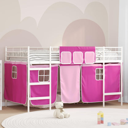 Kids'loftseng Med Gardiner - Variant 42020827