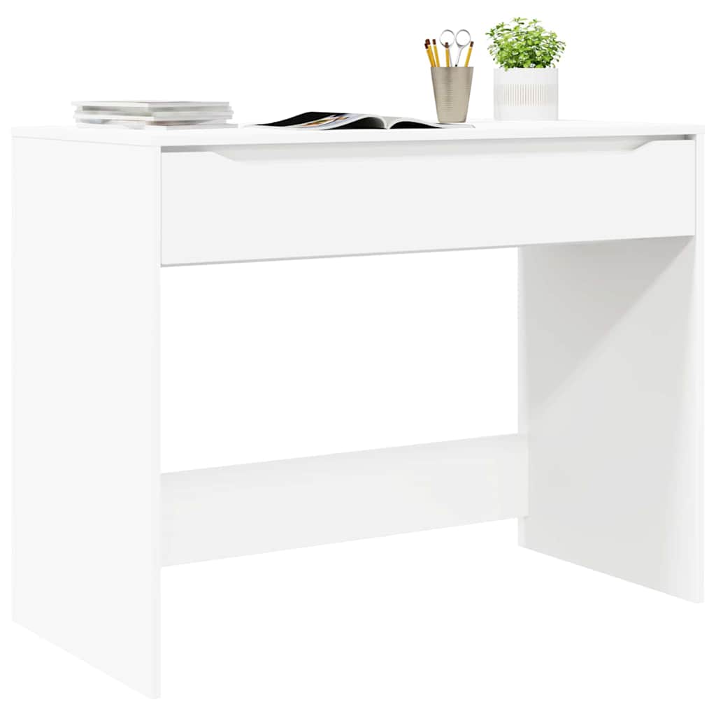 Bord Med Skuffe 100 X 50 X 78 Cm Konstrueret Træ - Billede 3