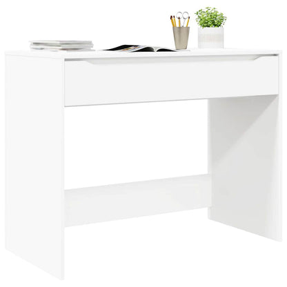 Bord Med Skuffe 100 X 50 X 78 Cm Konstrueret Træ - Billede 3