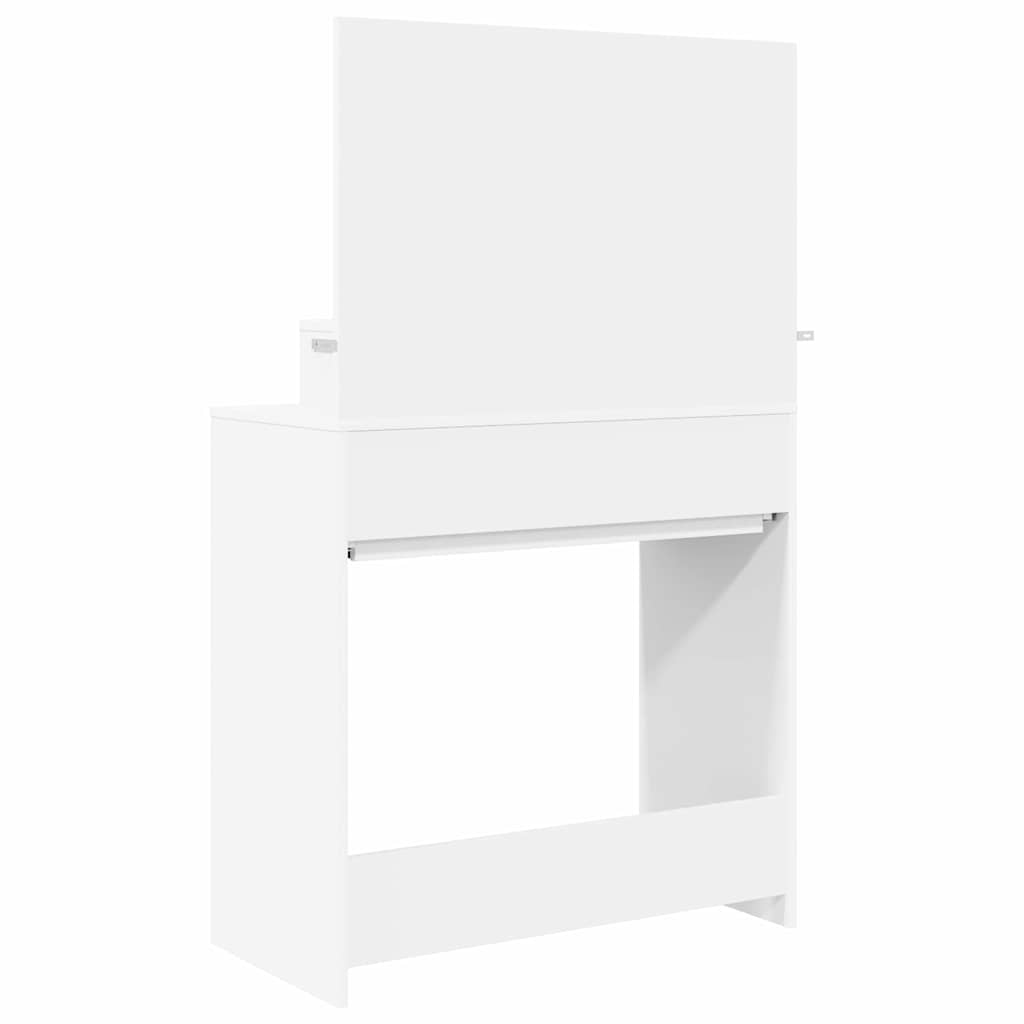 Soveværelsessminkeborde 80 X 39,6 X 135 Cm Konstrueret Træ - Billede 8