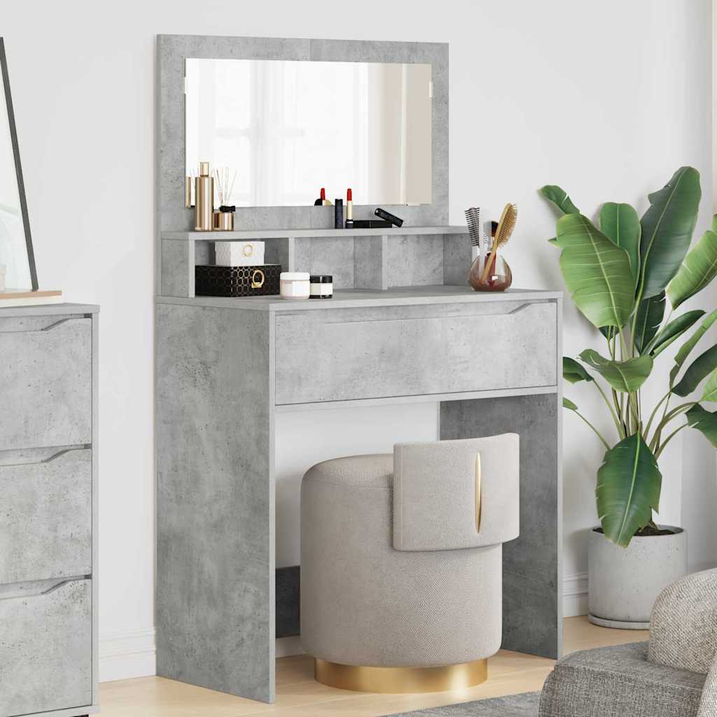 Soveværelsessminkeborde 80 X 39,6 X 135 Cm Konstrueret Træ