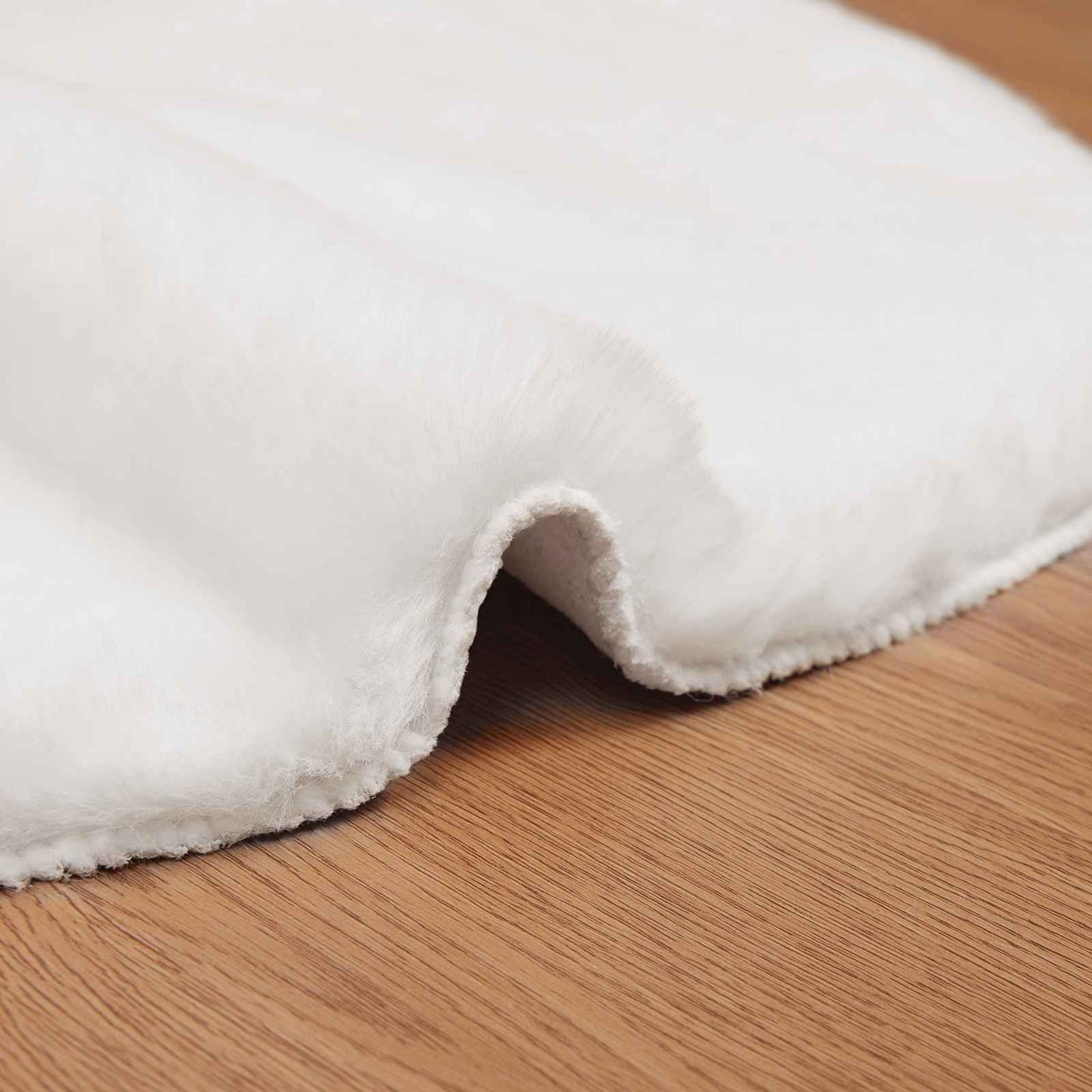 Skridsikker Faux Kanin Tæppe Olite 60 X 90 Cm Polyester - Billede 5