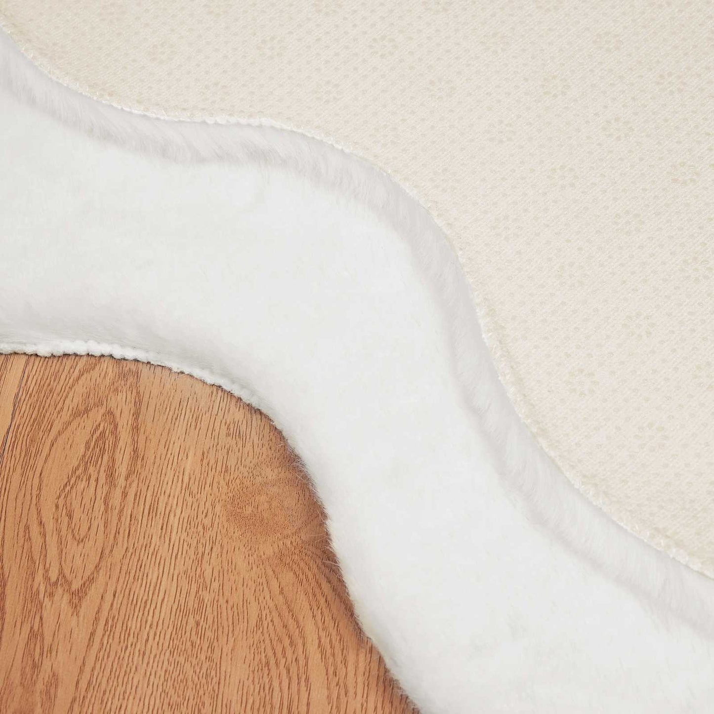 Skridsikker Faux Kanin Tæppe Olite 60 X 90 Cm Polyester - Billede 8