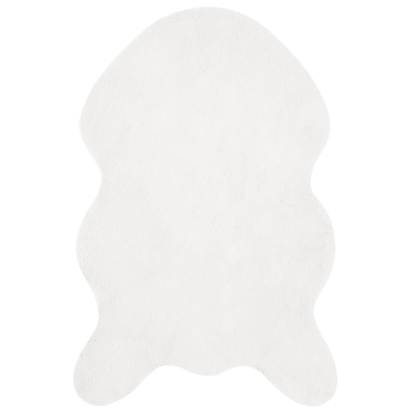 Skridsikker Faux Kanin Tæppe Olite 60 X 90 Cm Polyester - Billede 2