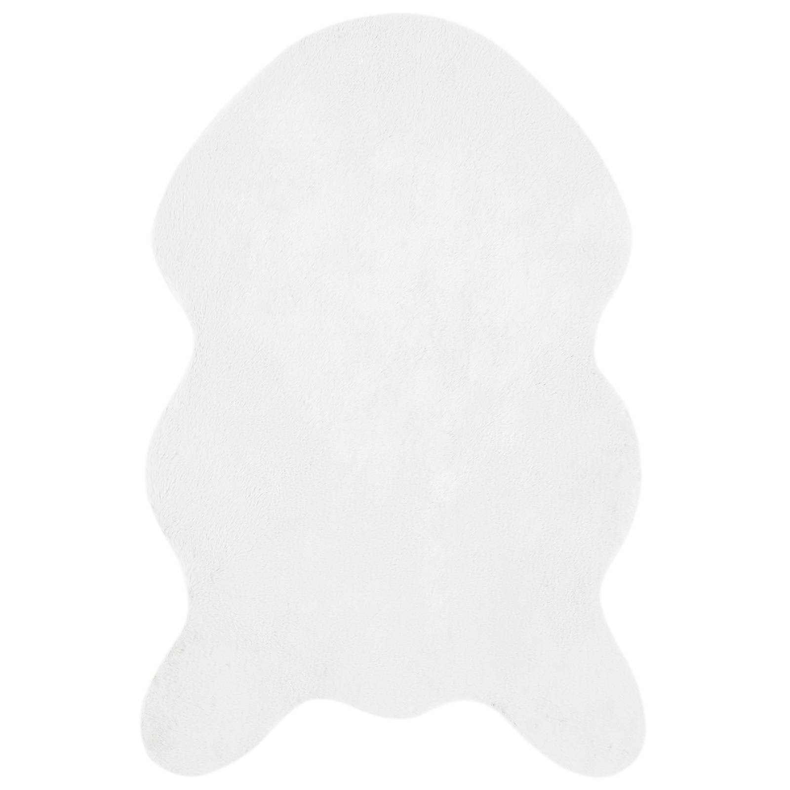 Skridsikker Faux Kanin Tæppe Olite 60 X 90 Cm Polyester - Billede 2