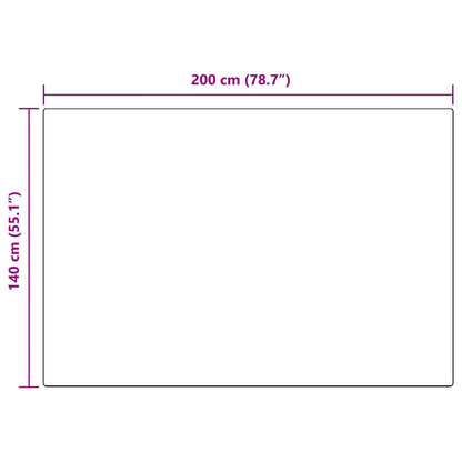 Skridsikker Tæppe Af Kunstig Kaninpels Olite 140 X 200 Cm - Billede 10