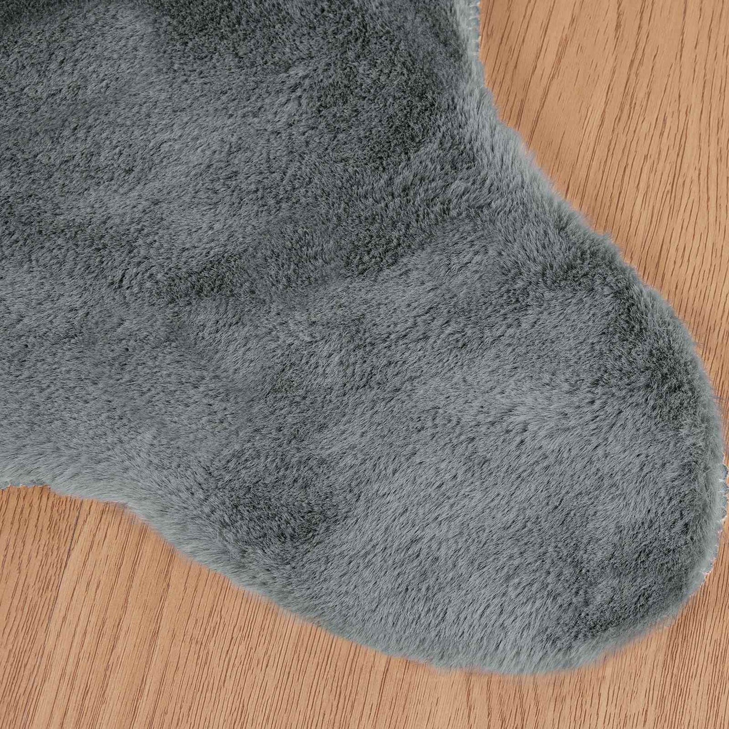 Skridsikker Tæppe Af Kunstig Kaninpels Olite Antracit Polyester - Billede 7