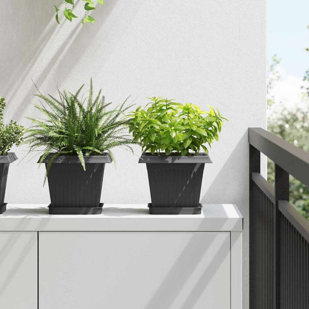 Firkantet Blomsterkrukke