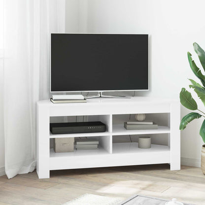 Hjørnetvskab 102 X 40,5 X 45 Cm Konstrueret Træ - Hovedbillede