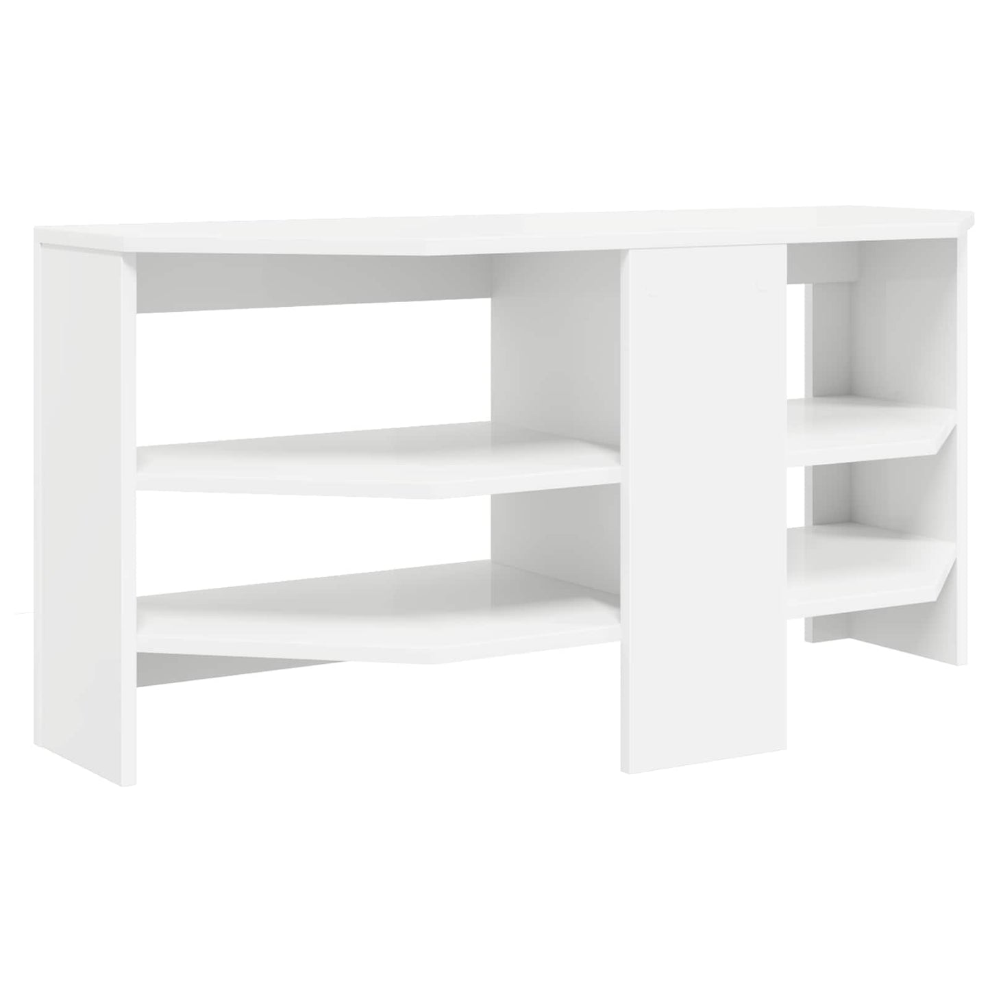 Hjørnetvskab 102 X 40,5 X 45 Cm Konstrueret Træ - Billede 7
