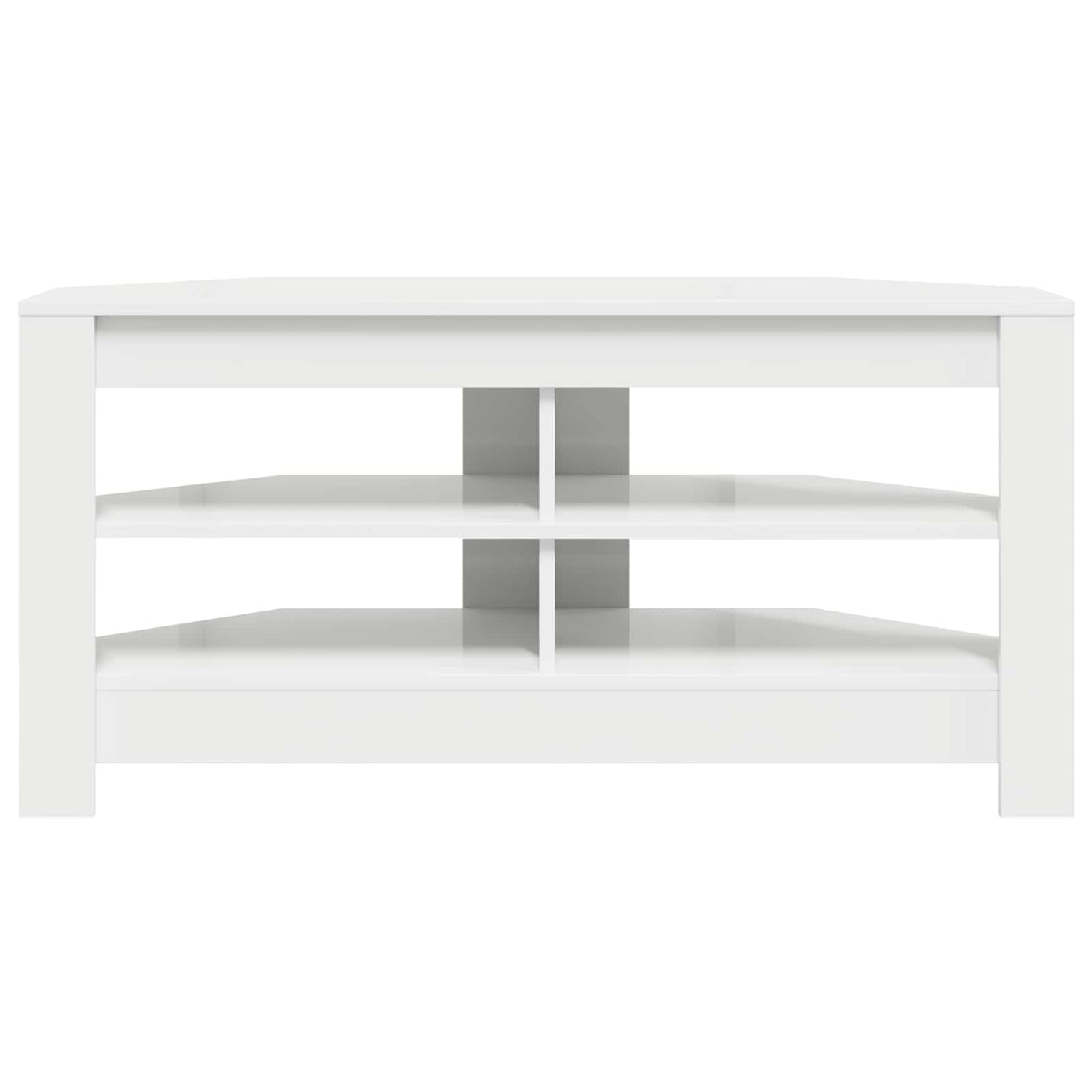 Hjørnetvskab 102 X 40,5 X 45 Cm Konstrueret Træ - Billede 5