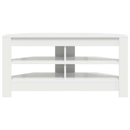 Hjørnetvskab 102 X 40,5 X 45 Cm Konstrueret Træ - Billede 5