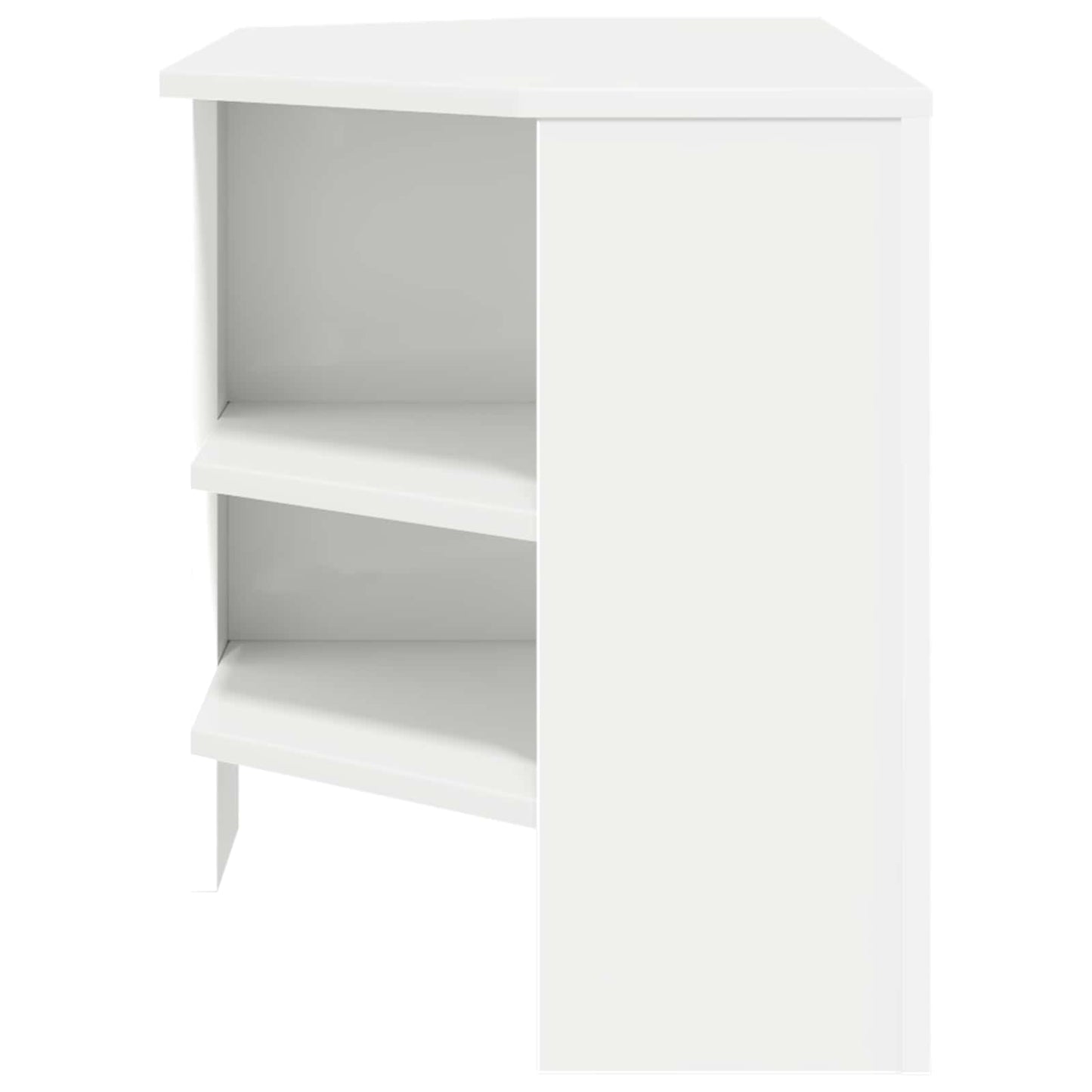 Hjørnetvskab 102 X 40,5 X 45 Cm Konstrueret Træ - Billede 6