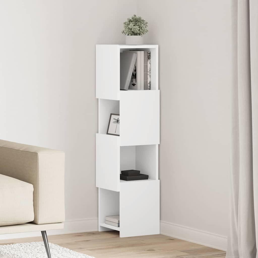 Hjørneskab 25,5x25x102cm Konstrueret Træ - Hovedbillede