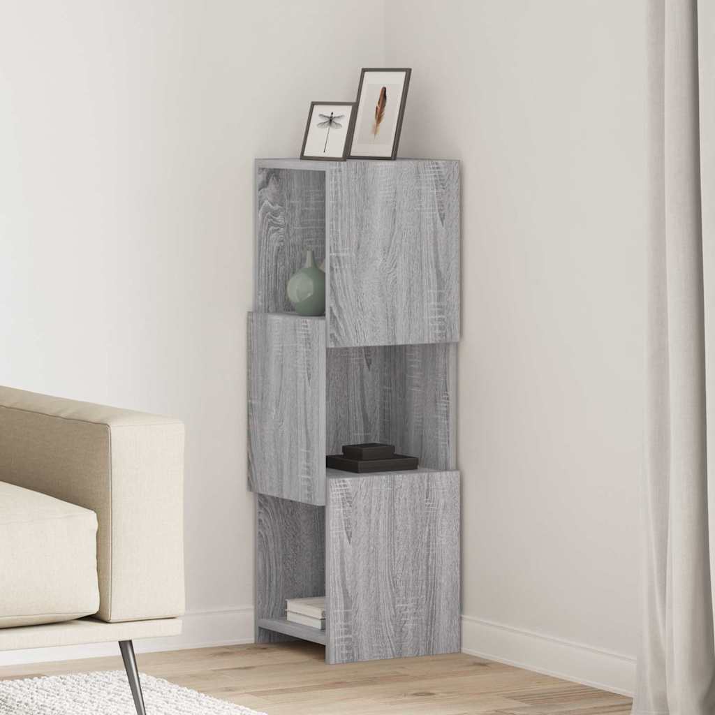 Hjørneskab 25,5x25x102cm Konstrueret Træ