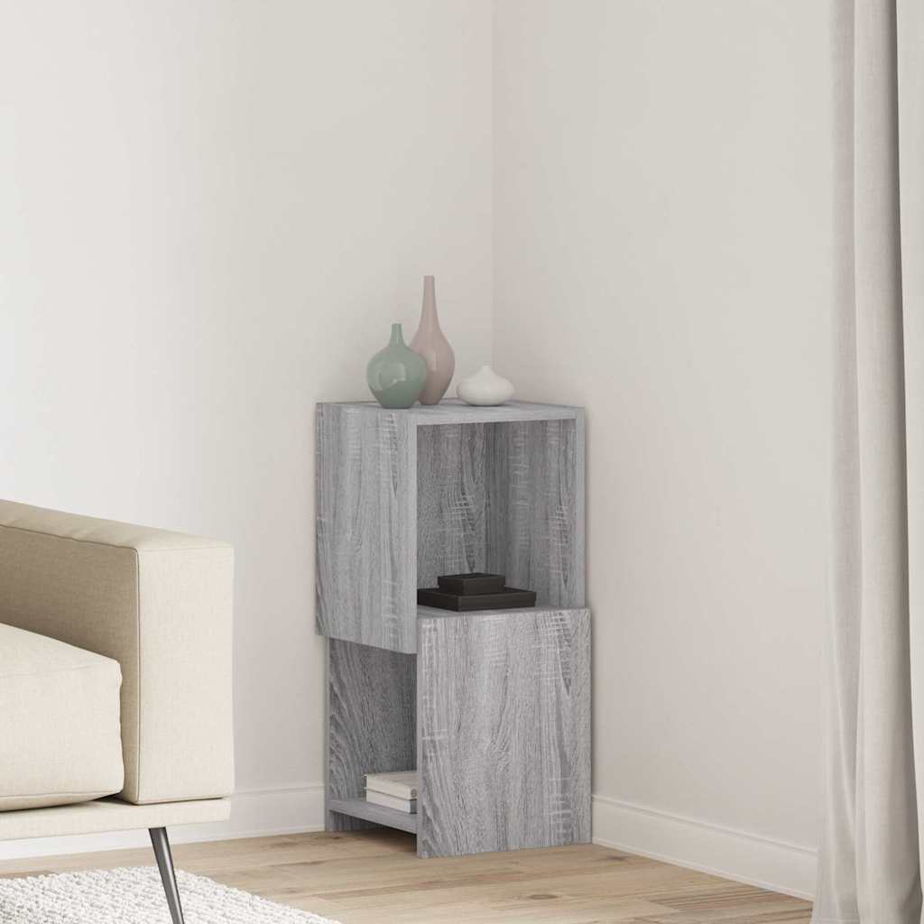 Hjørneskab 25,5x25x102cm Konstrueret Træ