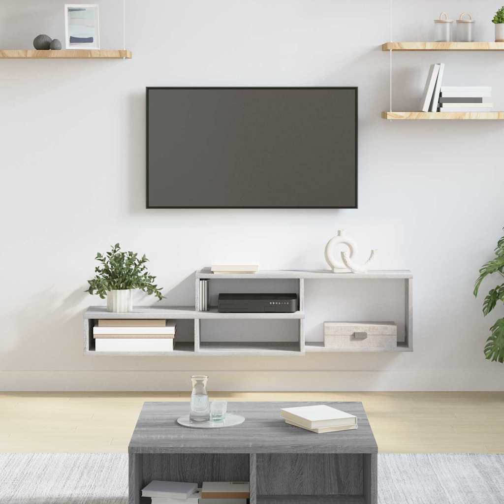 Vægbeslagtiltv 120x25x28,5cm Konstrueret Træ - Variant 889898