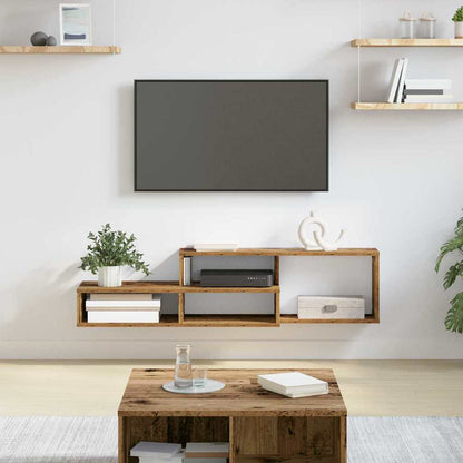 Vægbeslagtiltv 120x25x28,5cm Konstrueret Træ - Variant 889899