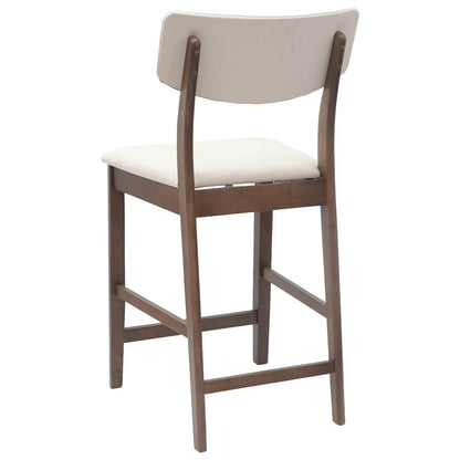 Spisestole 2 Dele Lys 48 X 49 X 95 Cm Massiv Gummitræ - Billede 7