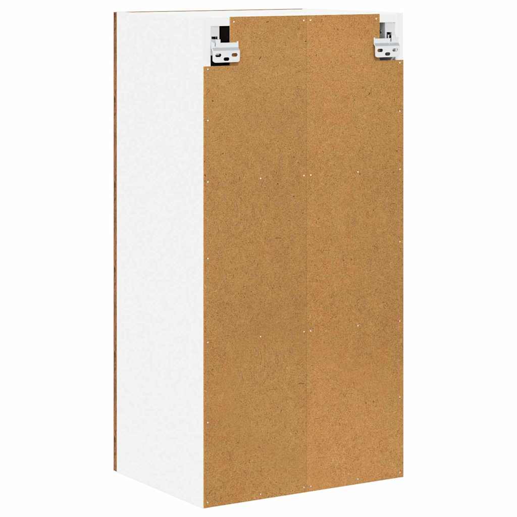 Hængeskab Gammelt Træ Og Hvid 40 X 31 X 80 Cm Konstrueret Træ - Billede 8