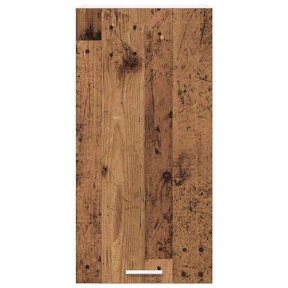 Hængeskab Gammelt Træ Og Hvid 40 X 31 X 80 Cm Konstrueret Træ - Billede 6