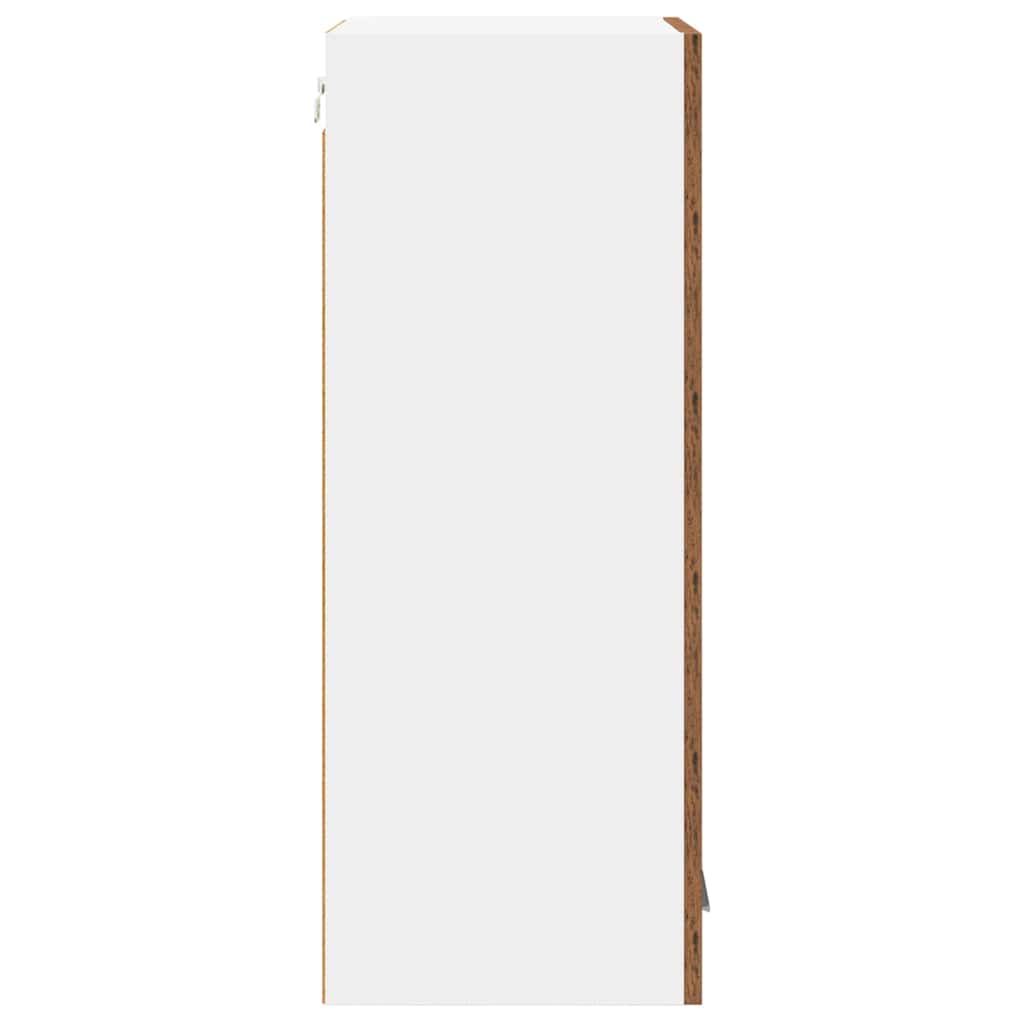 Hængeskab Gammelt Træ Og Hvid 40 X 31 X 80 Cm Konstrueret Træ - Billede 7