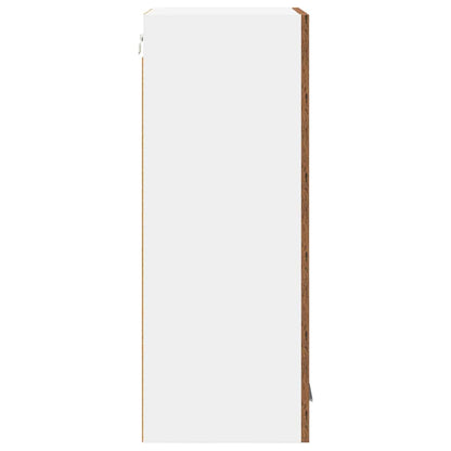 Hængeskab Gammelt Træ Og Hvid 40 X 31 X 80 Cm Konstrueret Træ - Billede 7