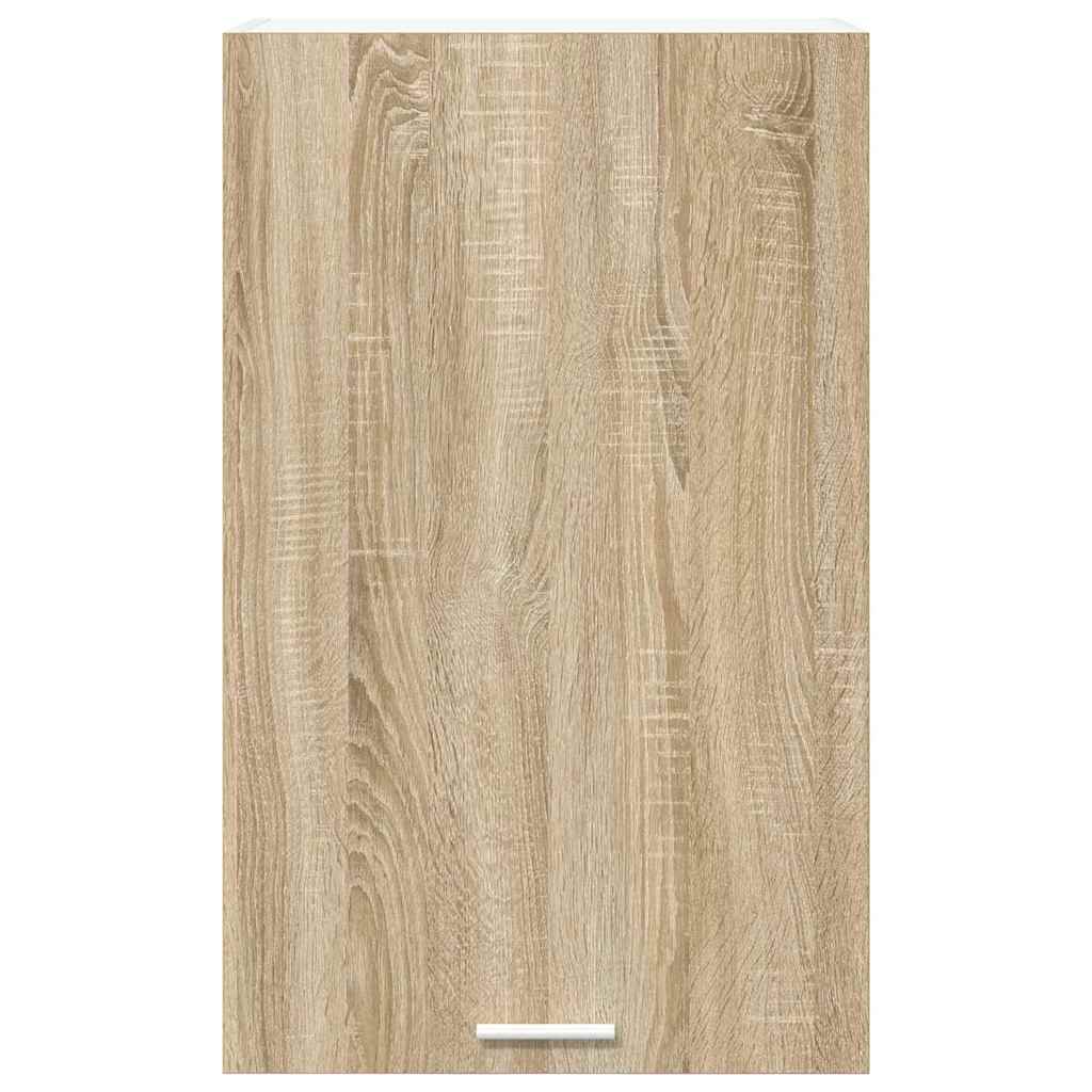 Hængeskab Sonoma Eg Og Hvid 50 X 31 X 80 Cm Konstrueret Træ - Billede 6