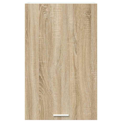 Hængeskab Sonoma Eg Og Hvid 50 X 31 X 80 Cm Konstrueret Træ - Billede 6