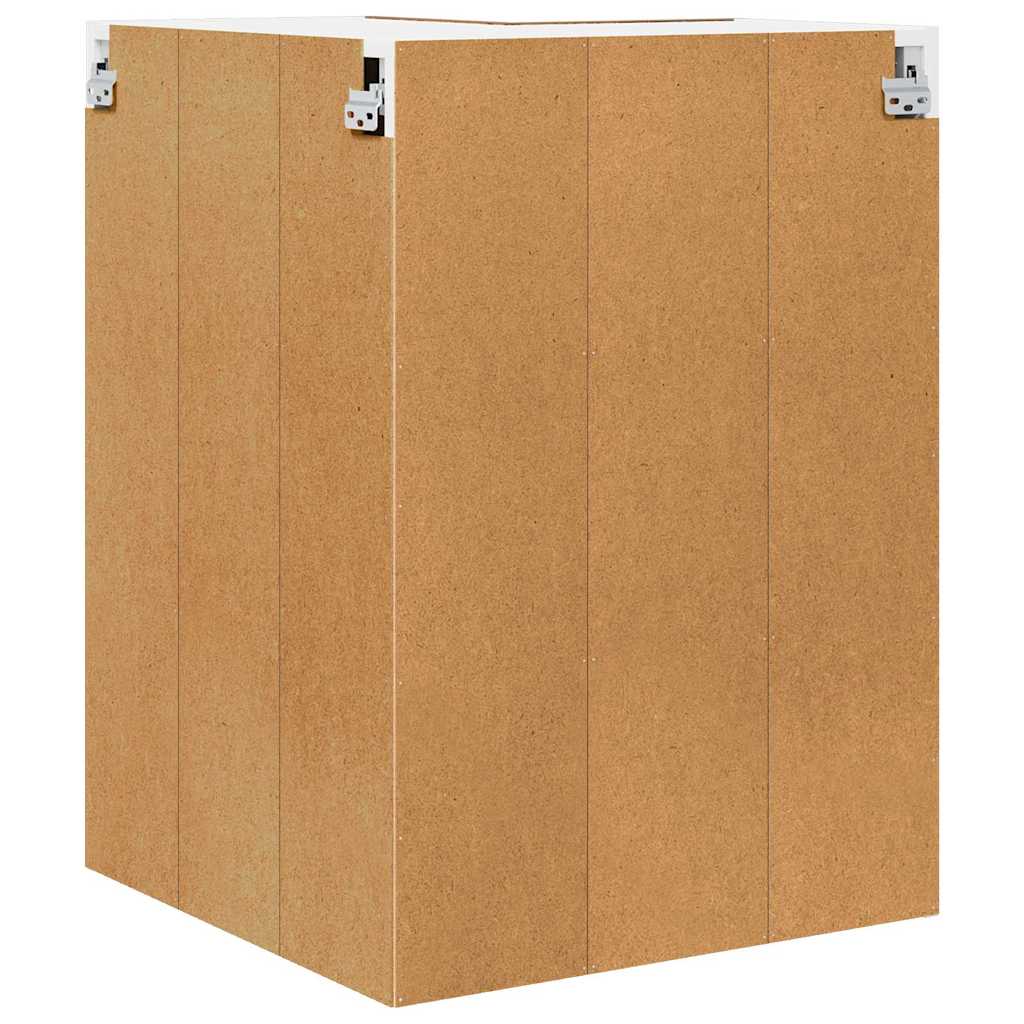Hængeskab Gammelt Træ Og Hvid 57 X 57 X 80 Cm Konstrueret Træ - Billede 8