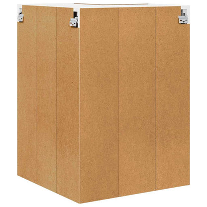 Hængeskab Gammelt Træ Og Hvid 57 X 57 X 80 Cm Konstrueret Træ - Billede 8