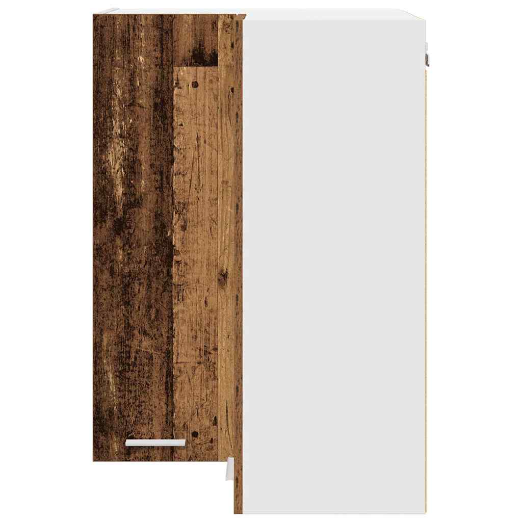 Hængeskab Gammelt Træ Og Hvid 57 X 57 X 80 Cm Konstrueret Træ - Billede 6